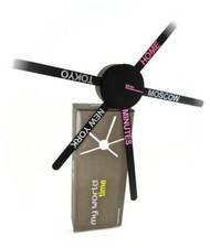 Round My World Time Black Wall Clock 4 Time Zone Wall Hanging Stylish Clock New