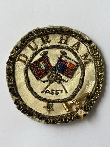 Durham masonic patch with - durham,