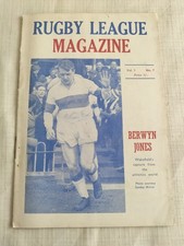Apr 1964 Rugby League Magazine Vol 1 No 7 Wakefield, Tommy Smales (Gt Britain)