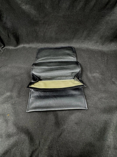 German leather tri fold - german,