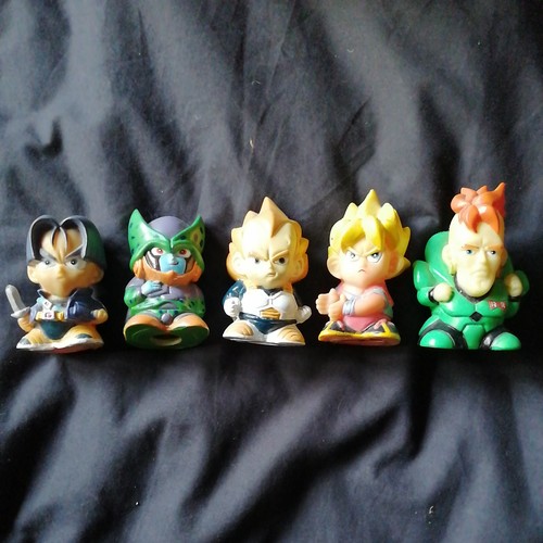 Dragon ball figures x5 - dragon, sd