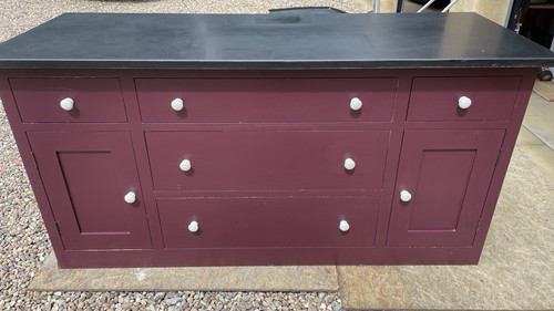 Solid oak kitchen unit with - oak,