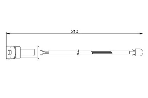 Brake pad wear sensor - , disc