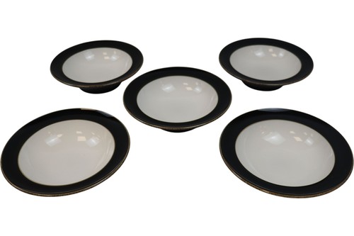Denby praline noir rimmed - noir,