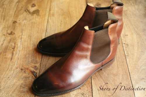 Church brown leather - leather, chelsea