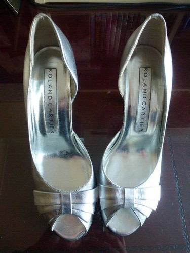 Roland cartier silver sandals - cartier,