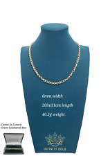 Mens 9ct Gold XP 6mm Patterned