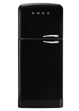 Smeg Fridge Freezer Black FAB50LBL5 50's Retro Frost Free A Graded (CH-2444)