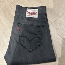 Levi’s Dark Grey Vintage Straight Jeans White Label 32W 32L