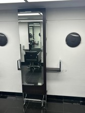 Hair Salon Mirror - Pietranera - Dark Brown Wood