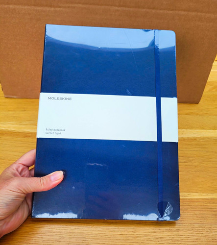 Moleskine ruled notebook navy - ruled,