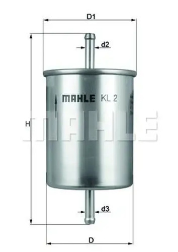 Fuel filter line - filter, in-line