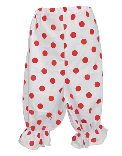 Childs white red polka dot - white,
