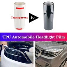 Paint Protector PPF UV Clear To Smoke Black Car Headlight Fog Llight Tint Film