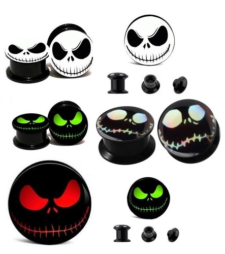 Acrylic jack skellington ear - acrylic,