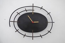 STUNNING VINTAGE FRENCH VEDETTE ORTF PENDULE WALL CLOCK - 1960's