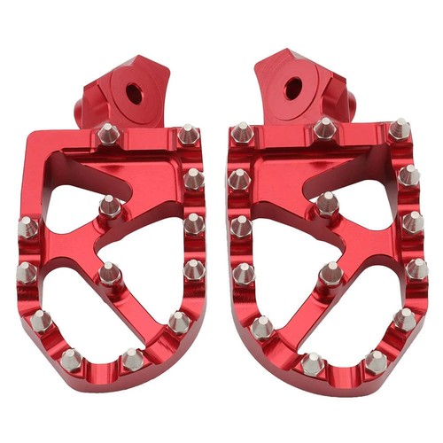 Red foot pegs pedal - pegs, footrest