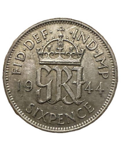 King george sixpence 1944 - king, vi