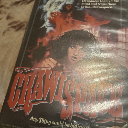 Crawlspace vhs big - vhs, box