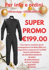 SPARCO SUIT MODEL SPRINT OM