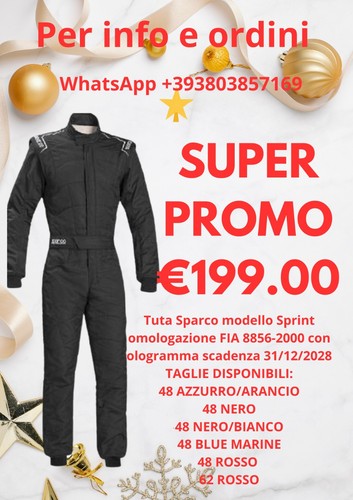 Sparco suit model sprint - sparco, om