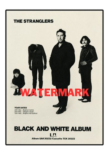 The stranglers poster print - stranglers,