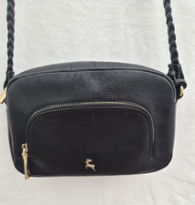 Ashwood Leather Black Pebbled