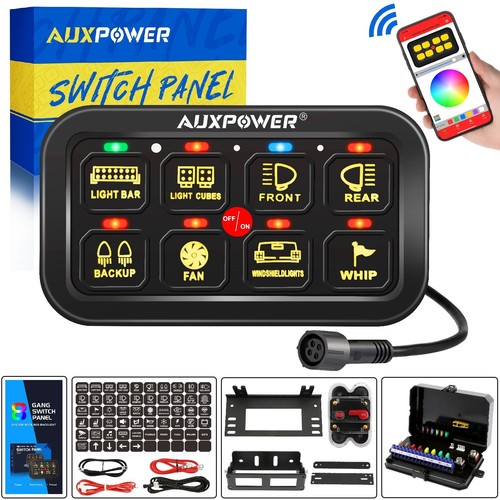 Auxpower rgb gang switch - gang,