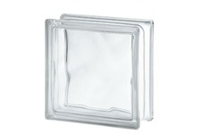 Clear wave glass - wave, block