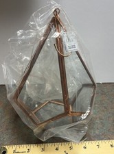 Kauri Glass And Brass Beveled