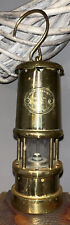 Hockley Lamp & Lime Light Co Brass Hooked Miners Colliery Lamp 17cms With Hook
