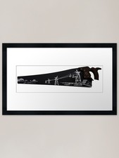 Black Ball Tram - Saw Framed