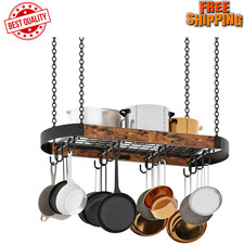 31.7-Inch Hanging Pot Rack