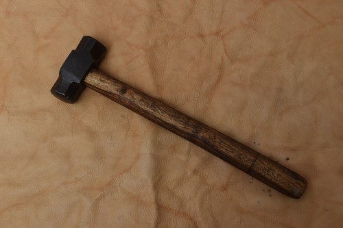Handmade blacksmith hammer - blacksmith,