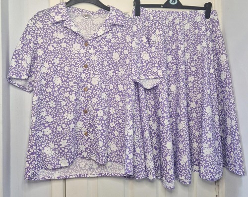 Damart purple lilac floral - purple,