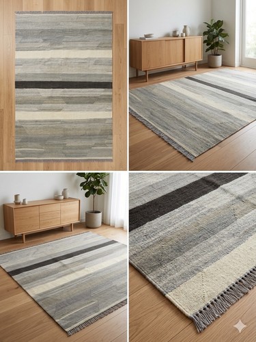 Handmade flat weave kilim rug - weave,