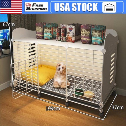 Dog crate end table - dog, kennel