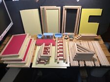 Maxim Modern Wooden Modular 6 Room Dolls House DIY Kit With Furniture 54114 VGC