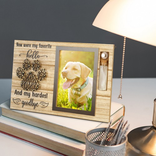 New wooden pet memorial - new,