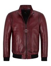 Racer mens leather jacket - mens,
