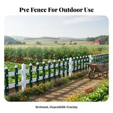PVC Picket Fence Steel