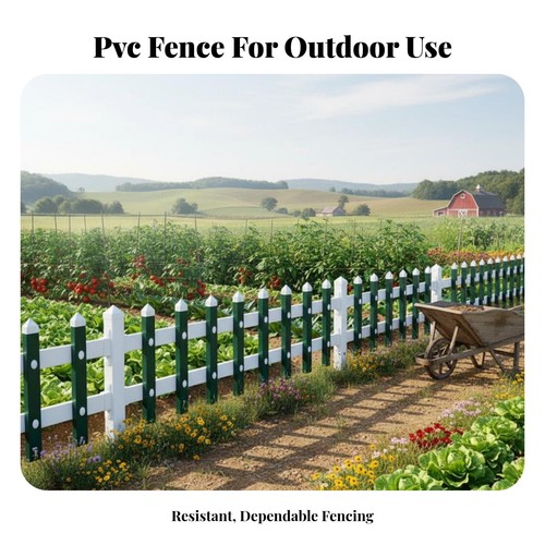 Pvc picket fence steel - pvc,