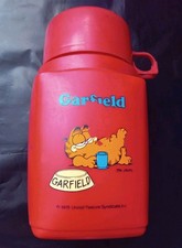VINTAGE 1990s Garfield Thermos Roughneck Flask