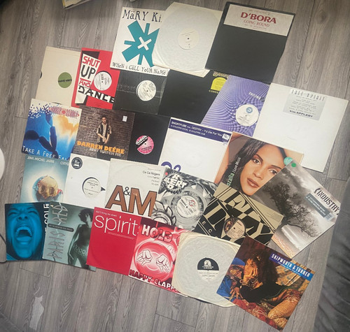 26x vinyl records job lot - 12",