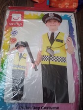 Smiffys Police Boy Costume Large 10-12 Years