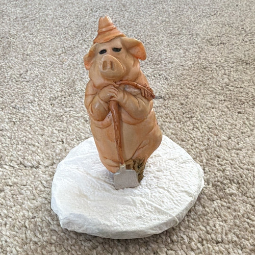 Ceramic pig figurine - ceramic,