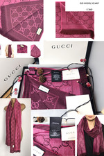 NEW Boxed GUCCI Pink Burgundy