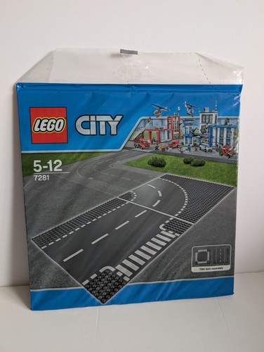 Lego 7281 city junction - t-junction, &