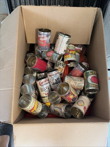 Vintage cans x20 - vintage,