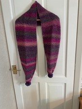 hand made knitted scarf with